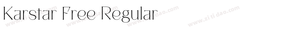 Karstar Free Regular字体转换